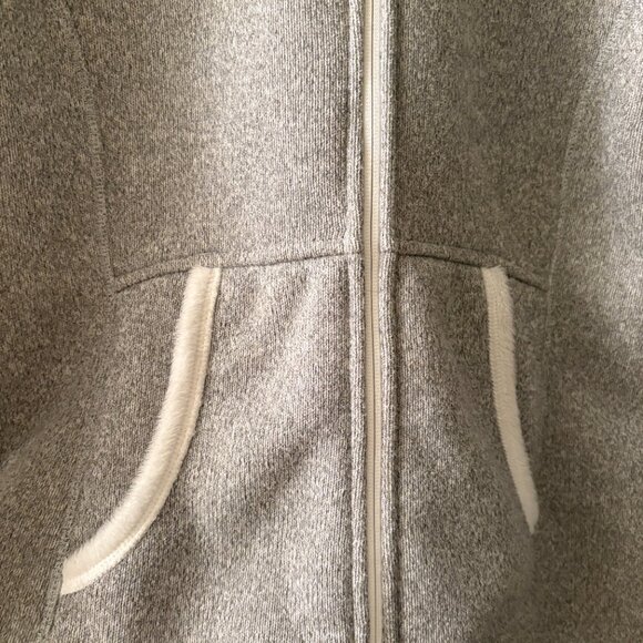 Grey Fleece-Lined North Face Jacket - Picture 4 of 8